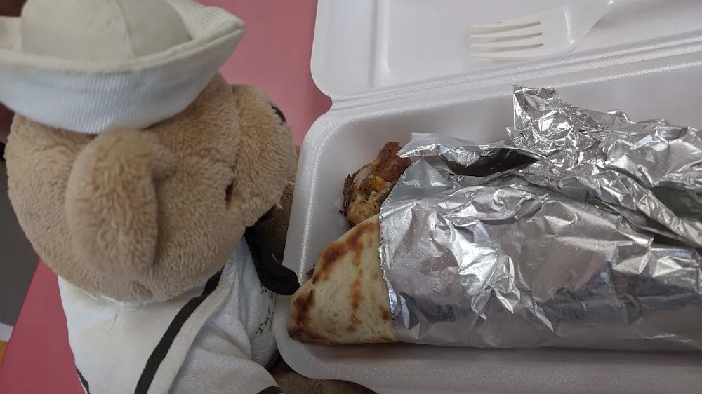 Bourbon Chicken Pita