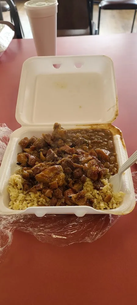 Bourbon Chicken Rice and Red Beans