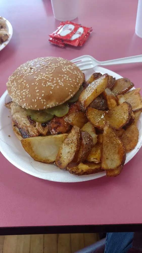 Bourbon Chicken Sandwich